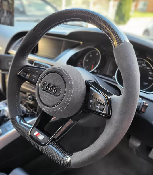 Audi TT MK3 Carbon Fibre Steering Wheel