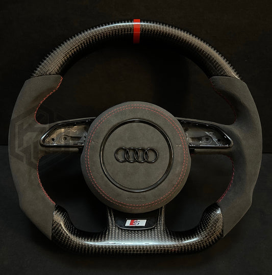 Audi Carbon Fibre Steering Wheel PFL 2013-2016