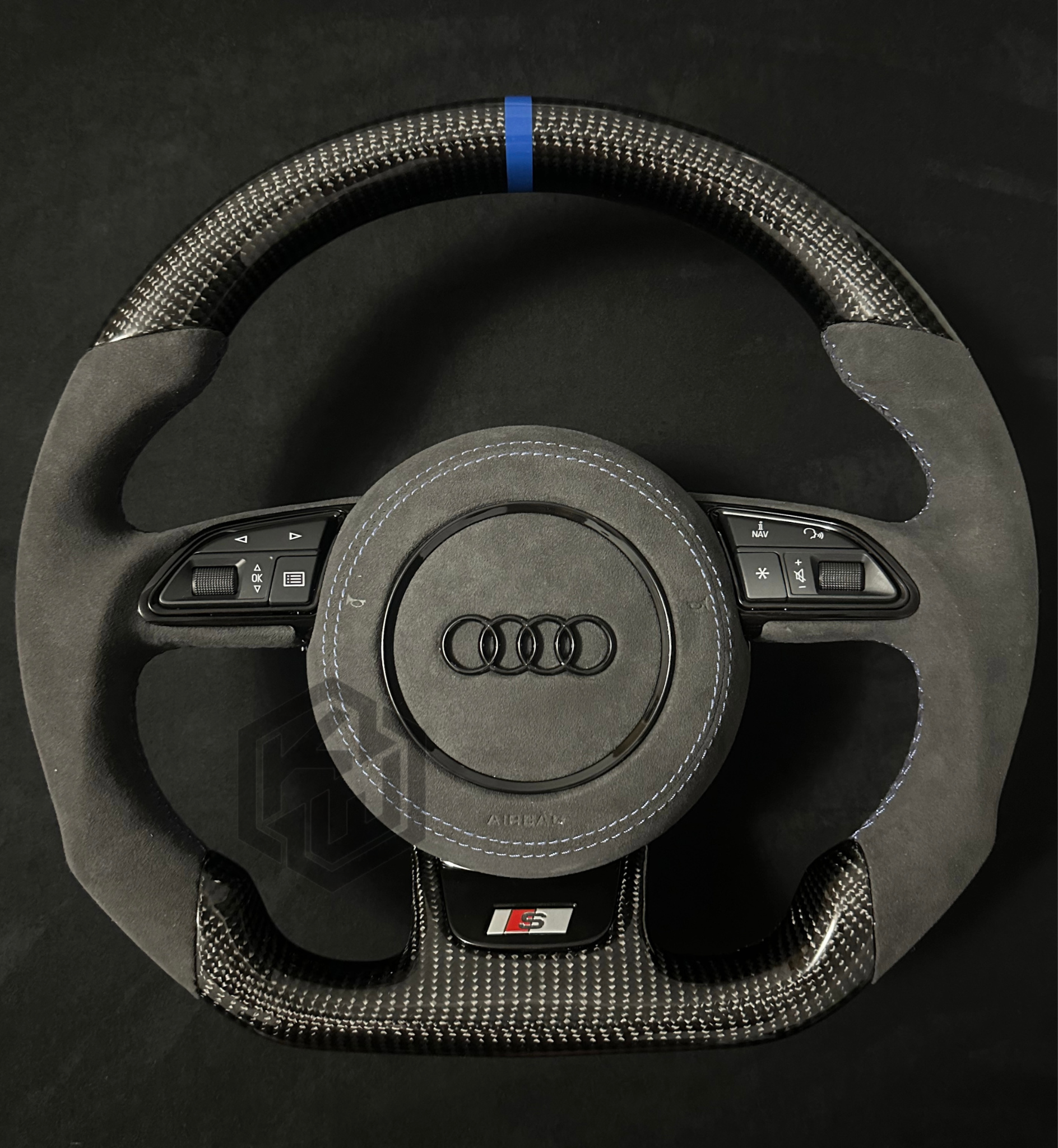 Pfl Button Audi PFL Multifunction Buttons Piano Black/Factory Silver – KW Customs