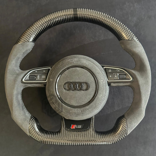 Audi MK2 8J Carbon Fibre Steering Wheel